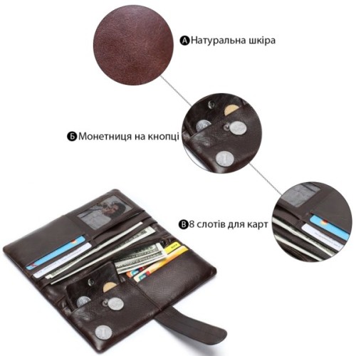Гаманець Vintage Коричневий (14912)