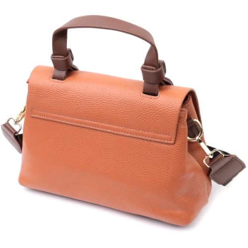 Сумка Vintage З натуральної шкіри Руда (22669)