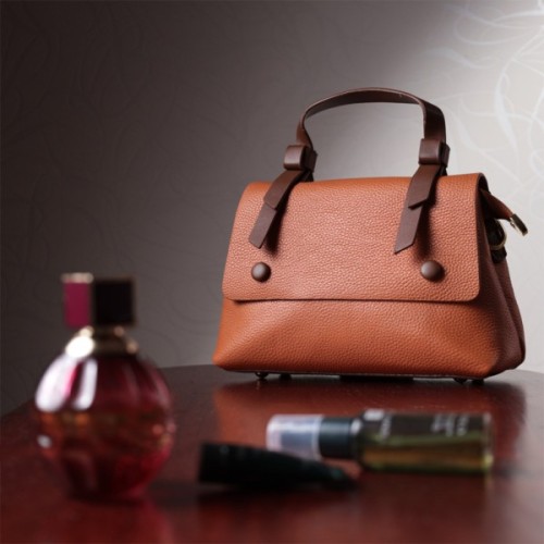 Сумка Vintage З натуральної шкіри Руда (22669)