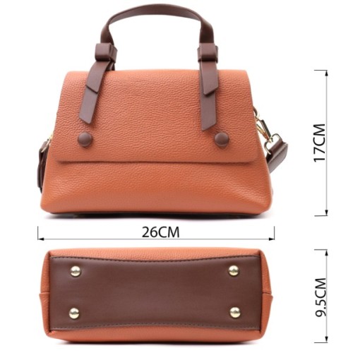 Сумка Vintage З натуральної шкіри Руда (22669)