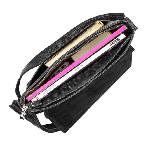 Сумка Shvigel Шкіряна Чорна (11131)