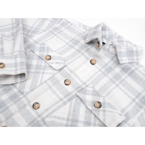 Сорочка дитяча Breeze у клітинку (G-447-128B-gray)