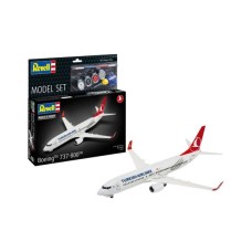 Збірна модель Revell набір Літак Boeing 737-800 "Turkish Airlines", рівень 4, 1:144 (RVL-63772)