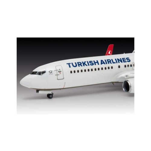 Збірна модель Revell набір Літак Boeing 737-800 "Turkish Airlines", рівень 4, 1:144 (RVL-63772)
