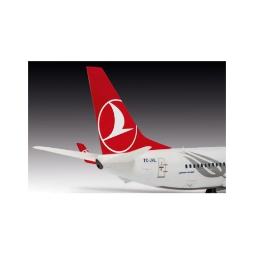 Збірна модель Revell набір Літак Boeing 737-800 "Turkish Airlines", рівень 4, 1:144 (RVL-63772)