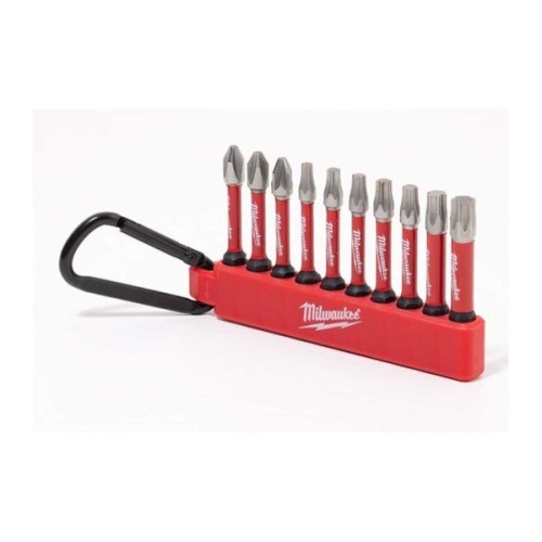 Набір біт Milwaukee з карабином ShW 2 x PH2/ 1 x PZ2/ 1 x TX15/ 2 x TX20/ 2 x TX30/ 1 x TX40 (4932480941)