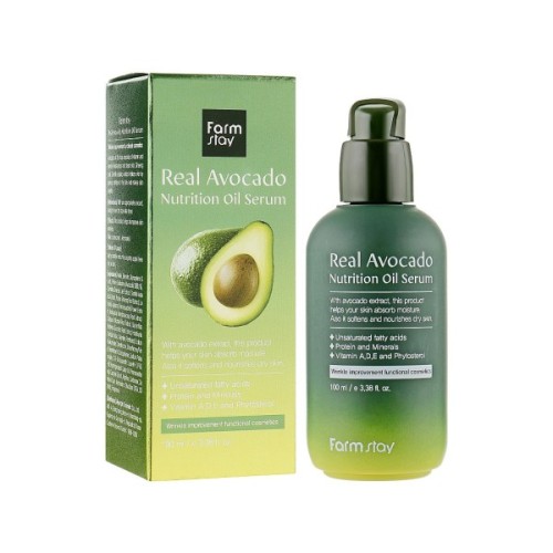 Сироватка для обличчя FarmStay Real Avocado Nutrition Oil Serum 100 мл (8809469776899)