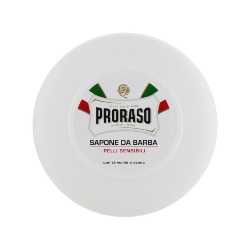 Мило для гоління Proraso Для чутливої шкіри З екстрактом зеленого чаю та вівса 150 мл (8004395001682)