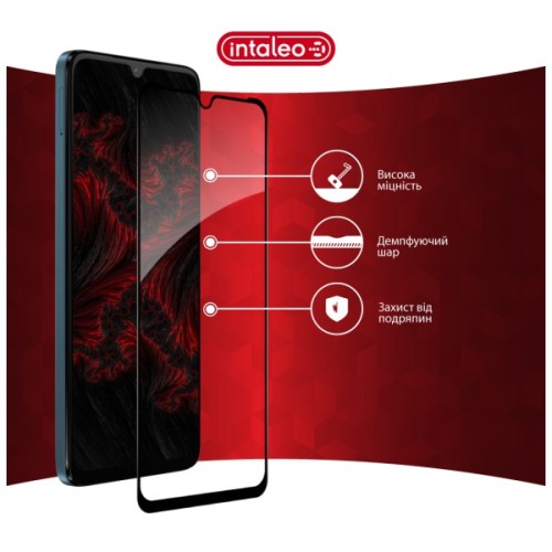 Скло захисне Intaleo Full Glue ESD Moto G06 Power Black (1283126631030)