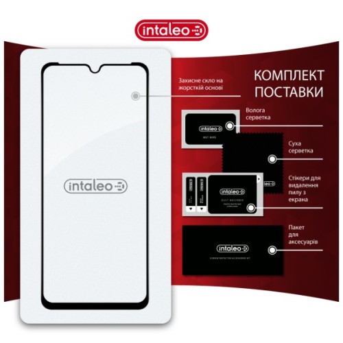 Скло захисне Intaleo Full Glue ESD Moto G06 Power Black (1283126631030)