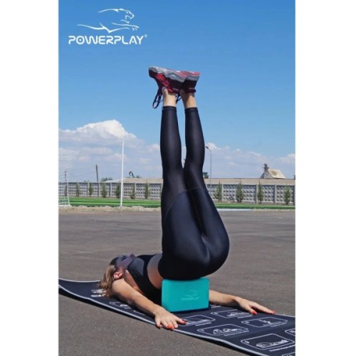 Блок для йоги PowerPlay 4006 Yoga Brick М'ятний (PP_4006_Mint_Yoga_Brick)