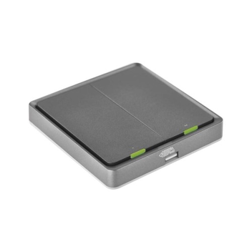 Розумний вимикач EMOS H5015 2 buttons ZigBee 3.0 Black (H5015)