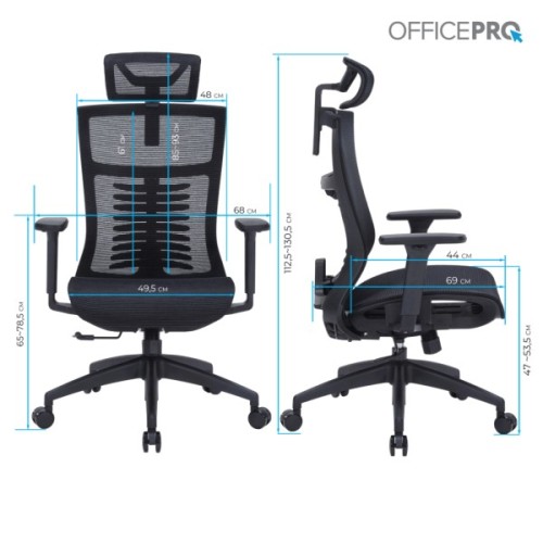 Офісне крісло OfficePro Balance OC620-B-B-B (OC620-B-B-B)