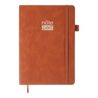 Книга записна Buromax RESPECT А5 96 аркушів лінія, коричневий (BM.295208-25)