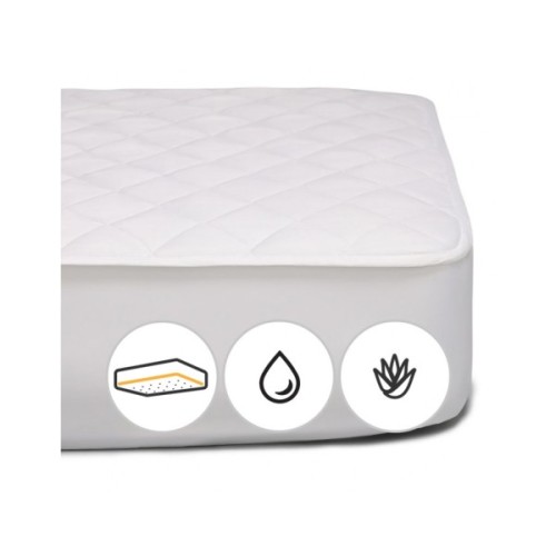 Наматрацник MirSon шовковий Стандарт Silk Aloe Vera 295 160x200 см (2200000352422)