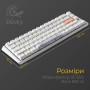 Клавіатура Ducky One 3 SF Cherry MX Red RGB UA USB White (DKON2167ST-RUAPXPWWWSC1)