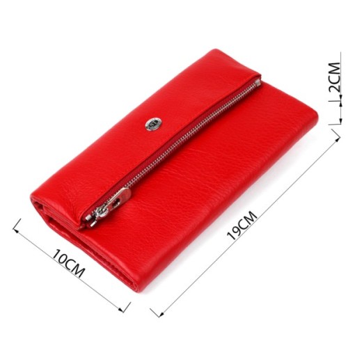 Гаманець ST Leather Шкіряний Червоний (20091)