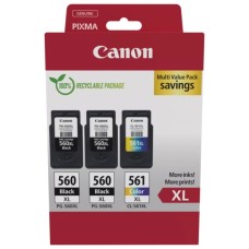 Картридж Canon PG-560/CL-561 XL 2xBK+Color, Multipack (3712C009)