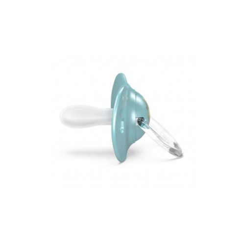 Пустушка Suavinex Gold Edition фізіологічна, +18 міс. блакитна (307862)