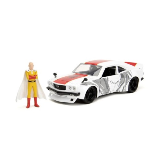 Машина Jada металева Ванпанчмен Мазда RX-3 (1974) з фігуркою Сайтама, 1:24 (253255058)