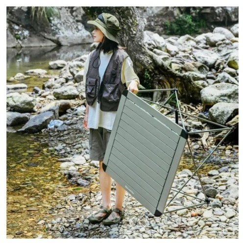 Туристичний стіл Naturehike CNK2450JJ013, M, алюміній, сірий (6976507663267)