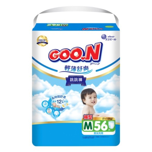 Підгузки GOO.N Slim & Comfortable Розмір 3 M 7-12 кг 56 шт (21001091)