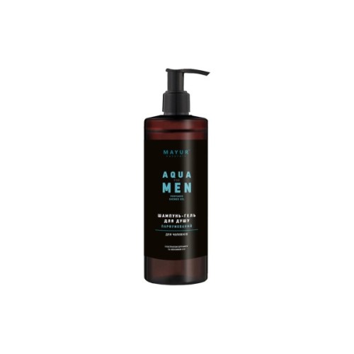 Гель для душу Mayur Aqua For Men 3 в 1 Парфумований для чоловіків 500 мл (4820230954852)
