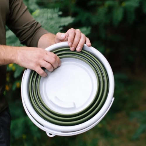 Відро складане Tribe Water Bucket 10 л olive (T-FJ-0048-olive)