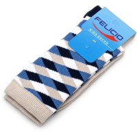 Шкарпетки дитячі Felicio у ромби (M0C0101-2500-5B-bluegray)