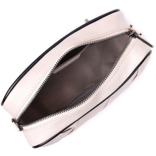 Сумка Vintage З натуральної шкіри Біла (22407)