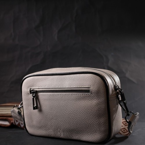 Сумка Vintage З натуральної шкіри Біла (22407)