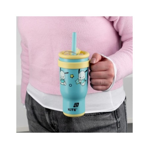 Поїльник-непроливайка Kite Pochacco термокружка з трубочкою, 530 мл (PC25-1266)