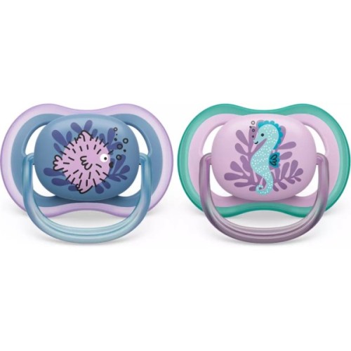 Пустушка Philips AVENT Ultra Air, 6-18 міс. 2 шт (SCF085/61)