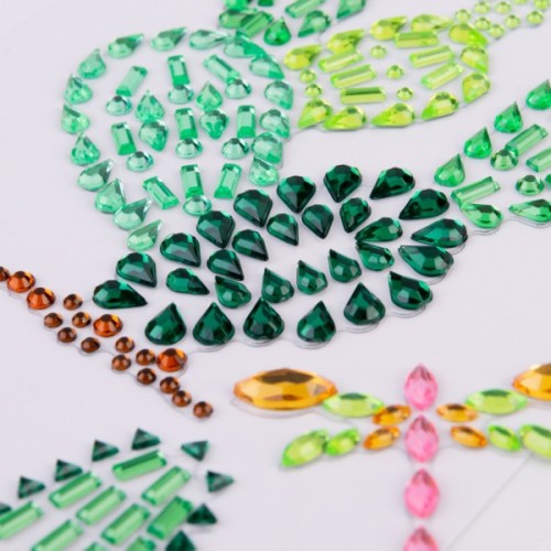 Набір для творчості Santi Trendy Cactus аплікація зі страз самоклеючих 9.5х15 см (742536)