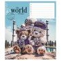 Зошит Школярик The World of Bears 12 аркушів клітинка (012-3443K)