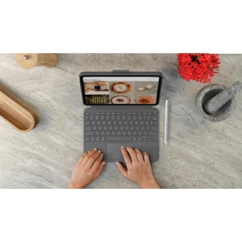 Чохол до планшета Logitech Combo Touch Keyboard iPad 10.9" 10th Gen 2022 Oxford Gray (L920-011382)