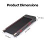 Бігова доріжка Oyeet Walking Pad Treadmill TM-YT103 з авторегулюванням нахилу (TM-YT103)