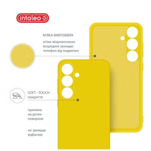 Чохол до мобільного телефона Intaleo Silicone Samsung Galaxy S24 Plus Yellow (1283126600357)