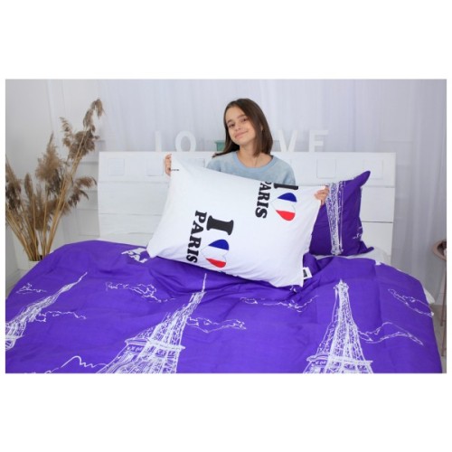 Постільна білизна MirSon Бязь Premium 19-0426 Fucsia 110х140 (2200001162280)
