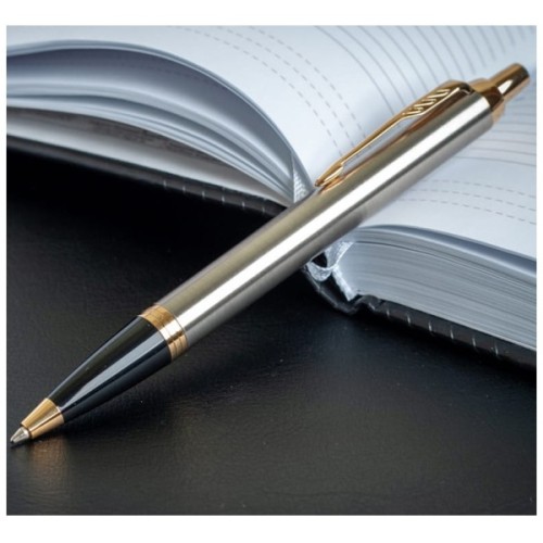 Ручка кулькова Parker IM 17 Brushed Metal GT BP блістер (22 236)