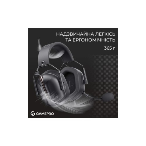 Навушники GamePro Genesis Hunter Black (HS1350B)