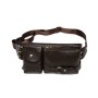 Сумка Vintage Поясна чоловіча Коричнева (14747)
