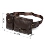 Сумка Vintage Поясна чоловіча Коричнева (14747)