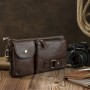 Сумка Vintage Поясна чоловіча Коричнева (14747)