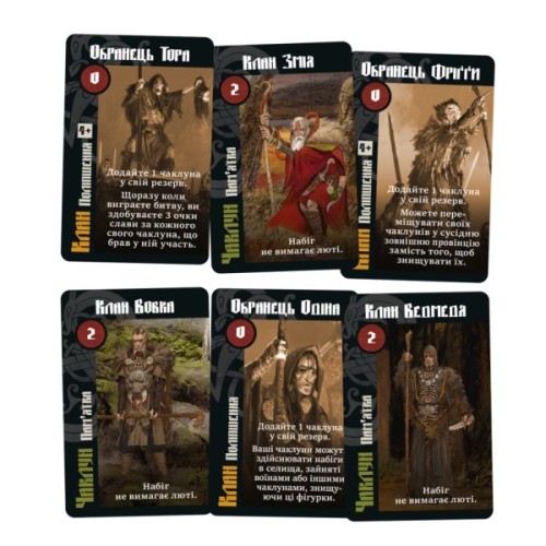 Настільна гра Geekach Games Лють крові. Чаклуни Мідґарду (Blood Rage: Mystics of Midgard) (укр.) доповнення (GKCH154BR)