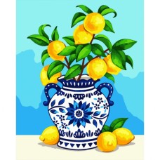 Картина по номерам Santi Лимонний букет 40х50 см (955753)