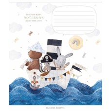 Зошит Школярик Precious moments 12 аркушів коса лінія (012-3506C)