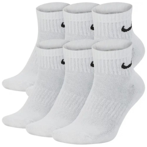 Шкарпетки Nike U NK EVERYDAY CUSH ANKLE 6PR-BD SX7669-100 38-42 6 пар Білі (888408284518)