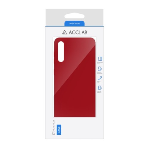 Чохол до мобільного телефона ACCLAB SoftShell Samsung Galaxy A50 Red (1283126560620)