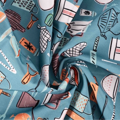 Скатертина Ardesto Cookery 90% поліестер, 10% бавовна 120х140 см (ART07CK)